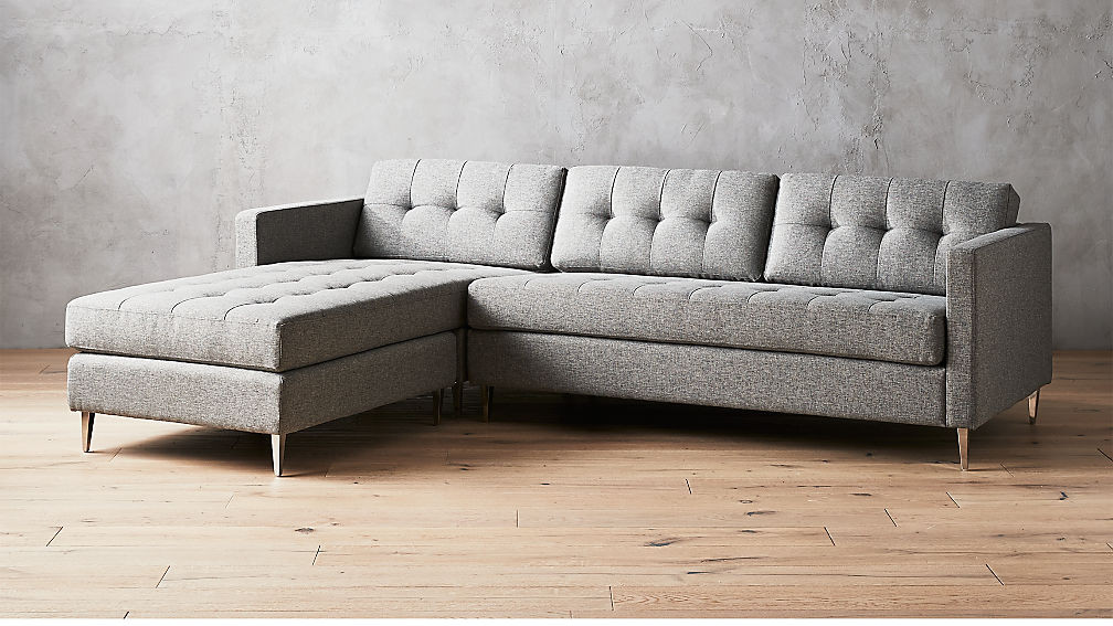 Ditto II Grey Sectional Sofa + Reviews | CB2 | CB2