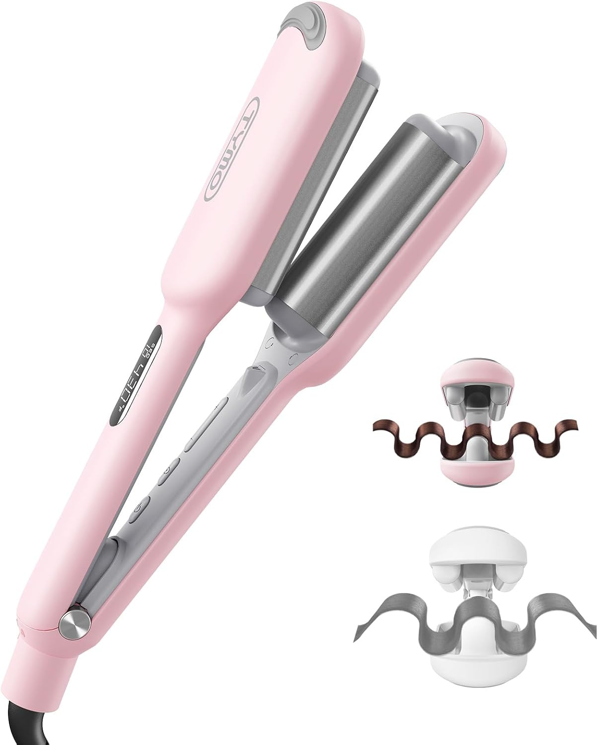 Curling Iron Hair Crimper Waver, TYMO ROVY Beach Waves Hair Curler | Amazon (US)