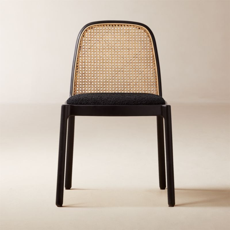 Nadia Black Cane Chair + Reviews | CB2 | CB2