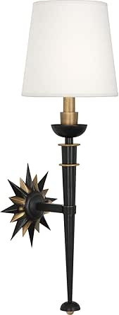 Robert Abbey 1016 Cosmos - One Light Wall Sconce, Deep Patina Bronze/Warm Brass Finish with Oyste... | Amazon (US)