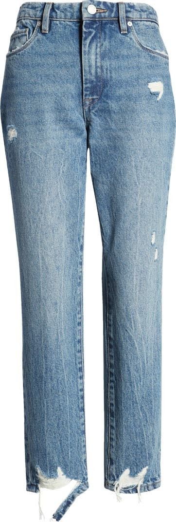 The Madison Ripped Crop Straight Leg Jeans, Bootcut Jeans, Crop Straight Leg Jeans, Fall Jeans | Nordstrom