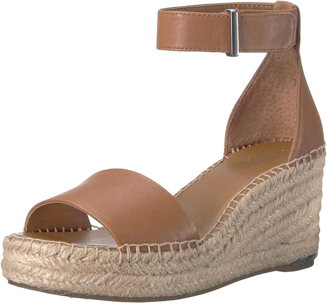Franco Sarto Womens Clemens Jute Wrapped Espadrille Wedge Heel Sandals | Amazon (US)