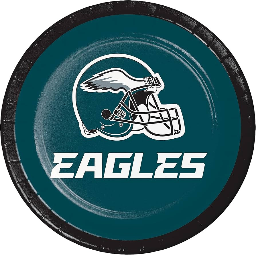 Trendware Philadelphia Eagles Dessert Plates, 24 ct | Amazon (US)