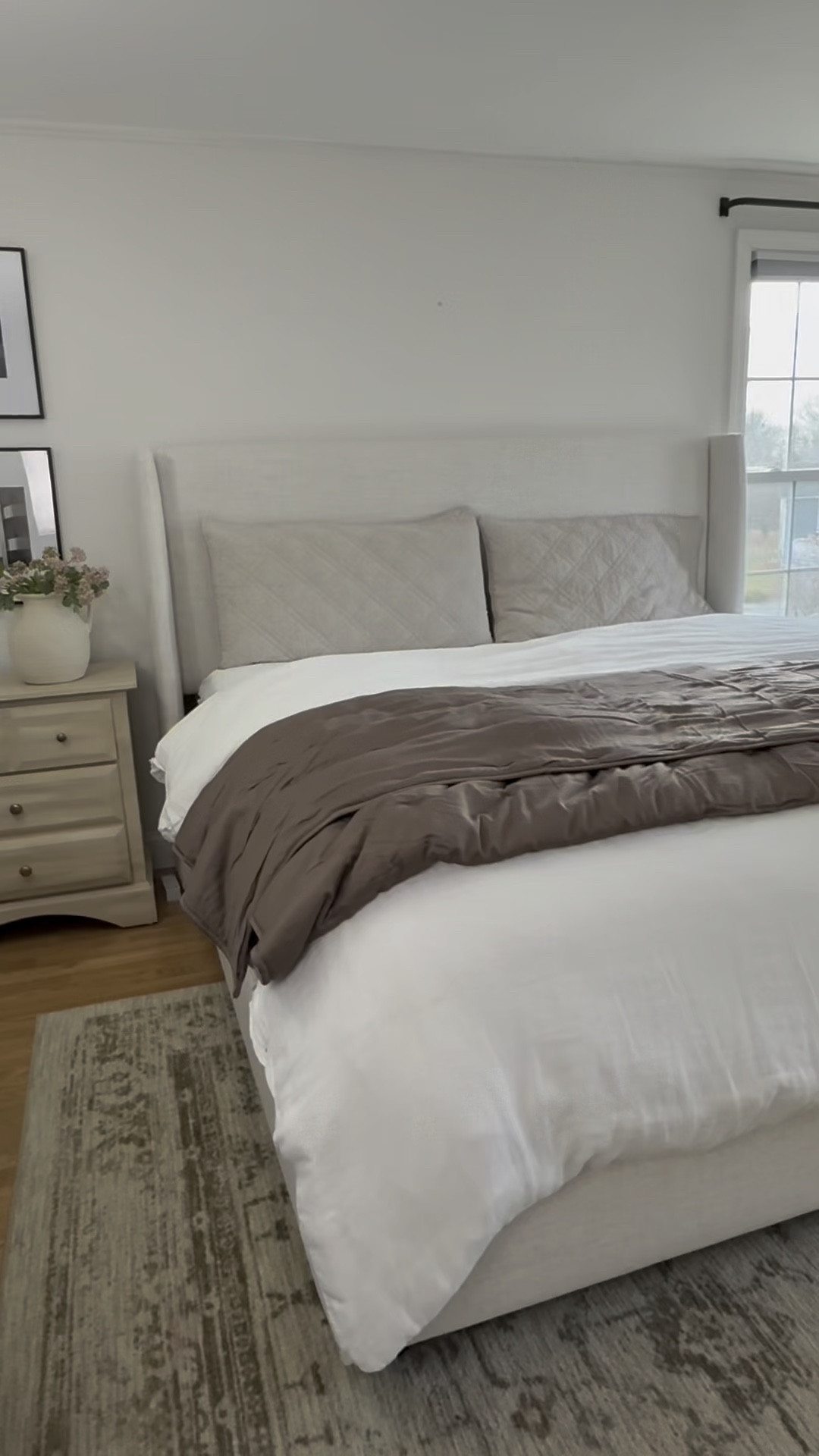 Wayfair upholstered bed! Comes in many different colors and is currently ONSALE🏷️ I got the color Classic Talc Linen
#bedroom #bedroomdecor #upholsteredbed

#LTKHome #LTKStyleTip #LTKSaleAlert