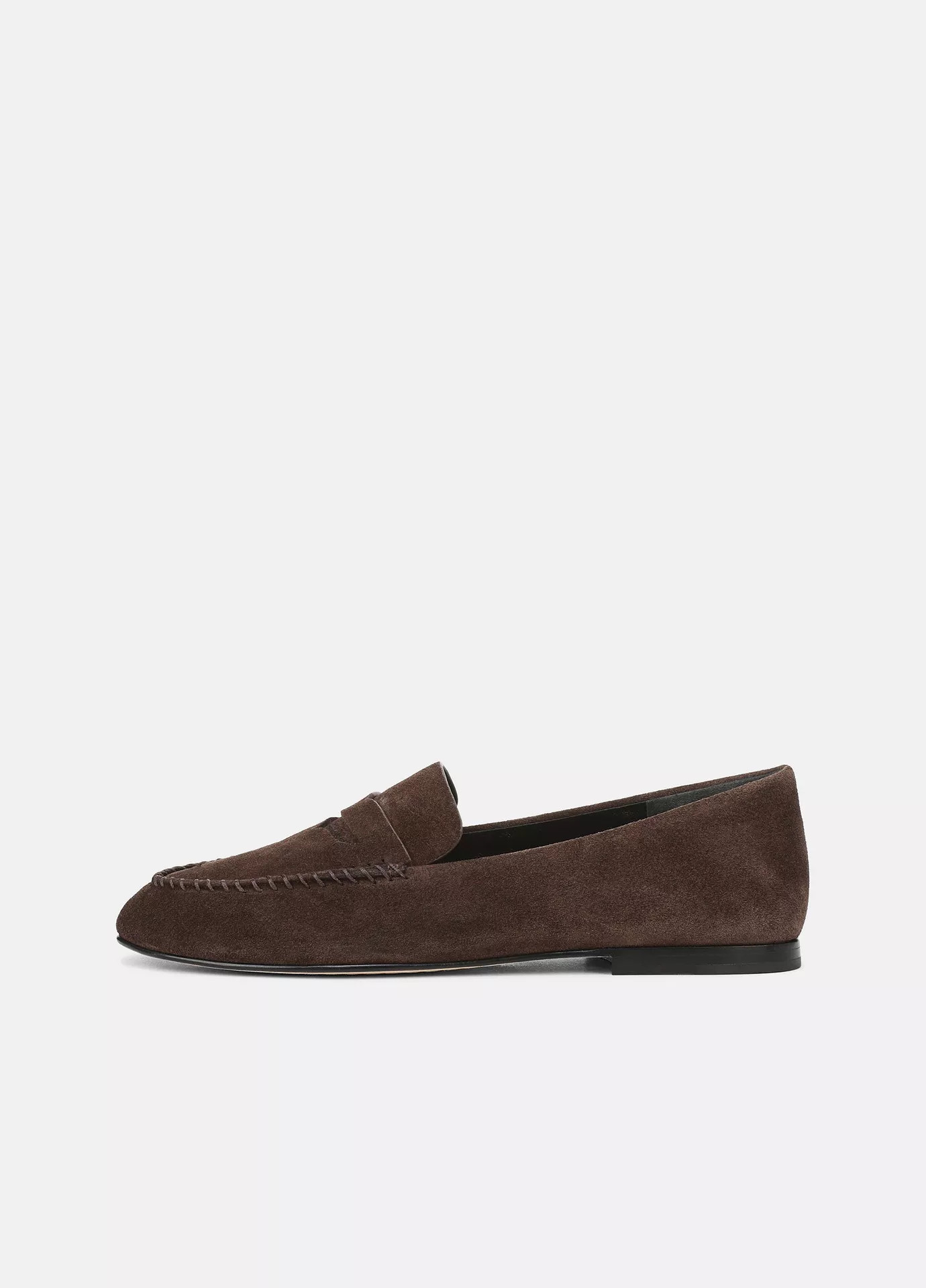 Women's Teo Suede Loafer, Cacao Brown, Size 9.5 Vince | Vince LLC