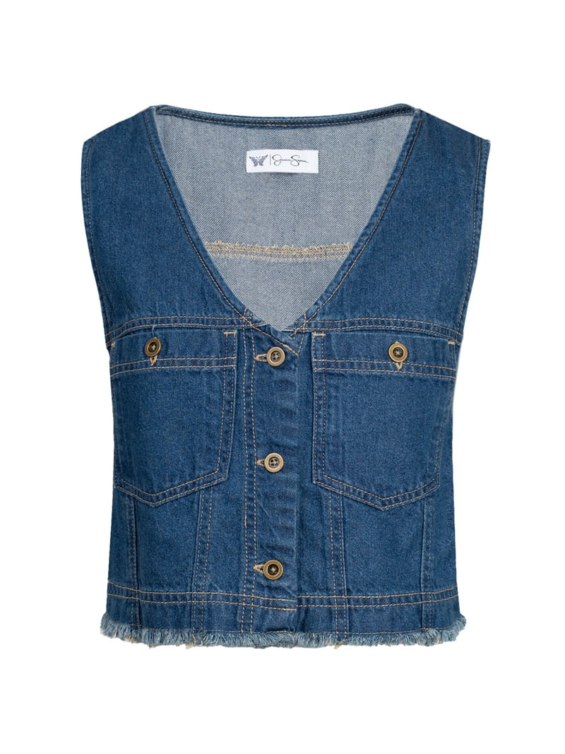 Jessica Simpson Women's Boxy Vest Top, Sizes XS-XL | Walmart (US)