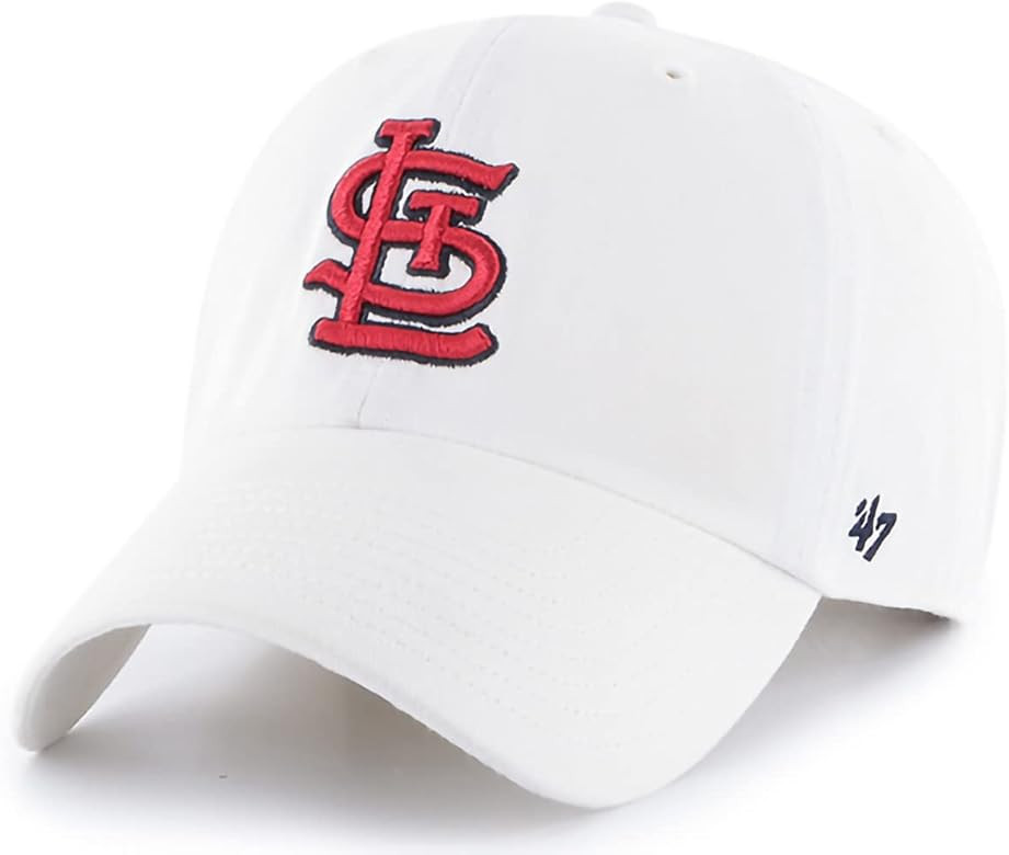 '47 MLB Black White Clean Up Adjustable Hat Cap, Adult One Size | Amazon (US)