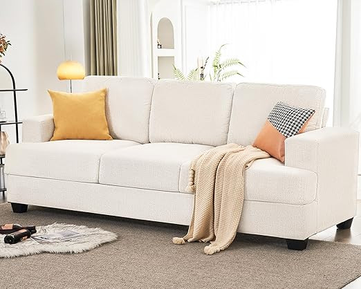 VanAcc 89 Inch Sofa, Comfy Sofa Couch with Extra Deep Seats, Modern Sofa Couch- 3 Seater Sofa, Co... | Amazon (US)