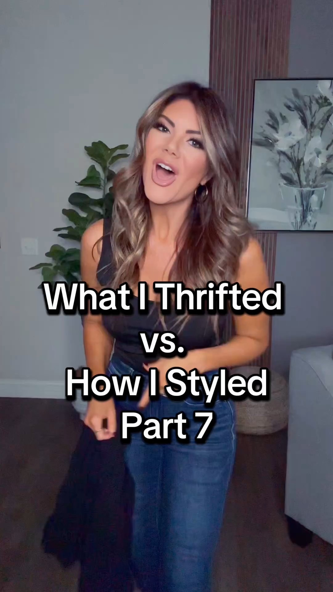 What I thrifted vs. how I styled it | Part 7 | Black peasant style top, dark wash skinny jeans, knee high suede boots, gold cross necklace, black and gold belt. 

#LTKStyleTip #LTKWatchNow #LTKU