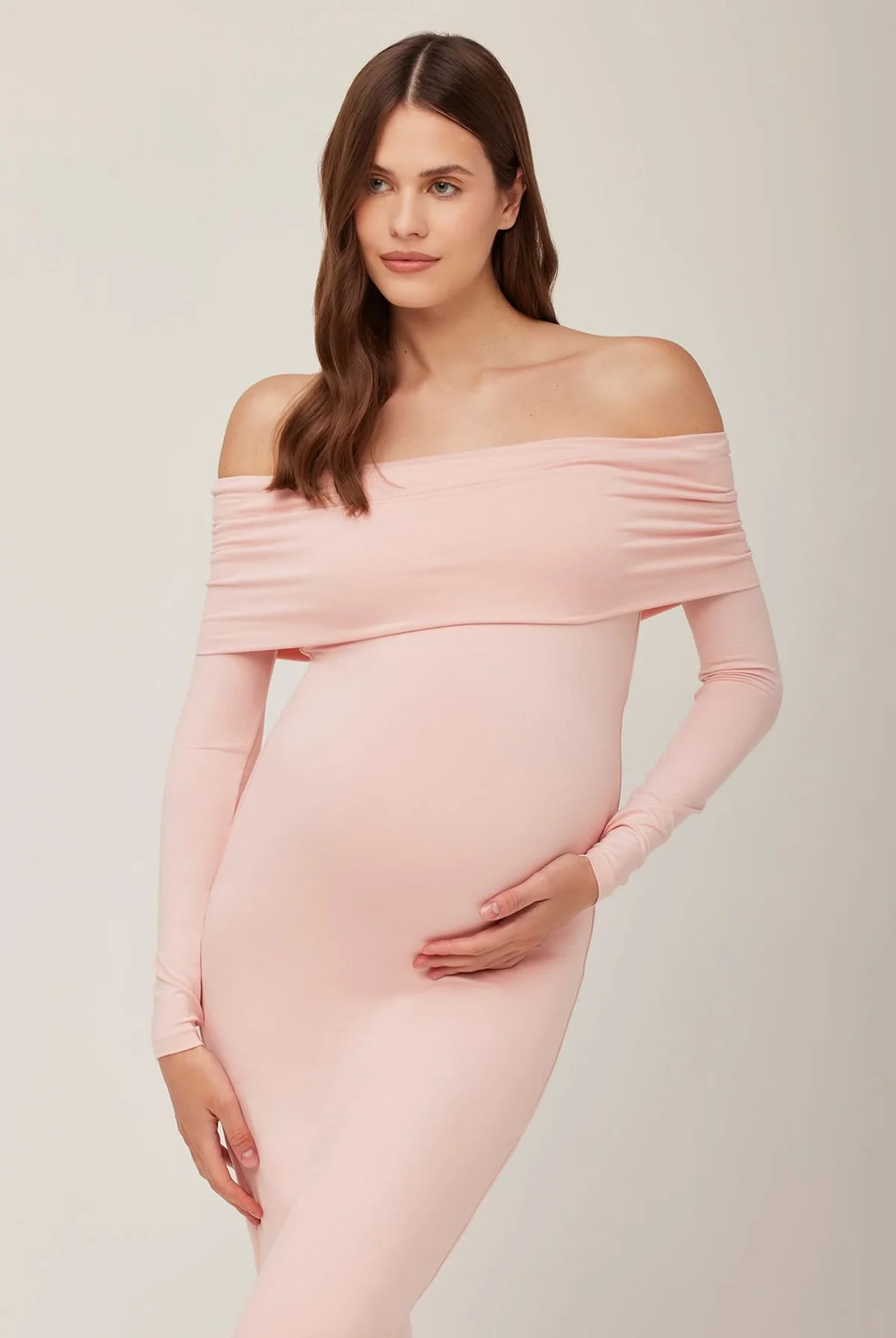 BUMPSUIT | The Monica Turtleneck Long Sleeve Maxi Dress | BUMPSUIT