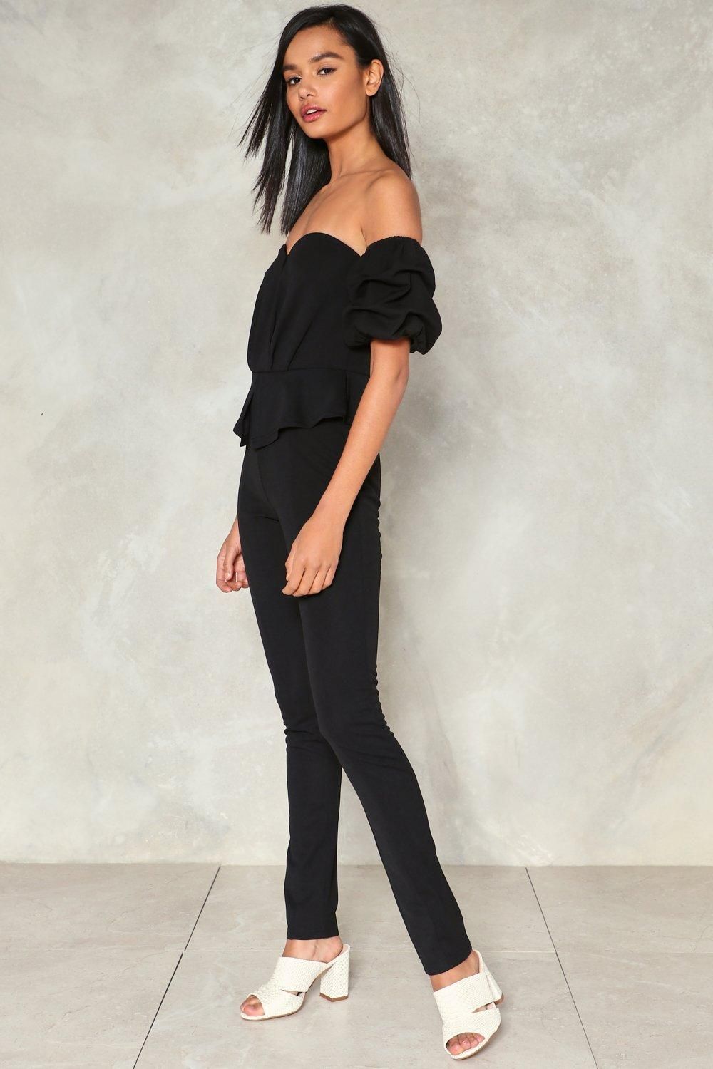 Mad Ruche Off-the-Shoulder Jumpsuit | NastyGal (US & CA)
