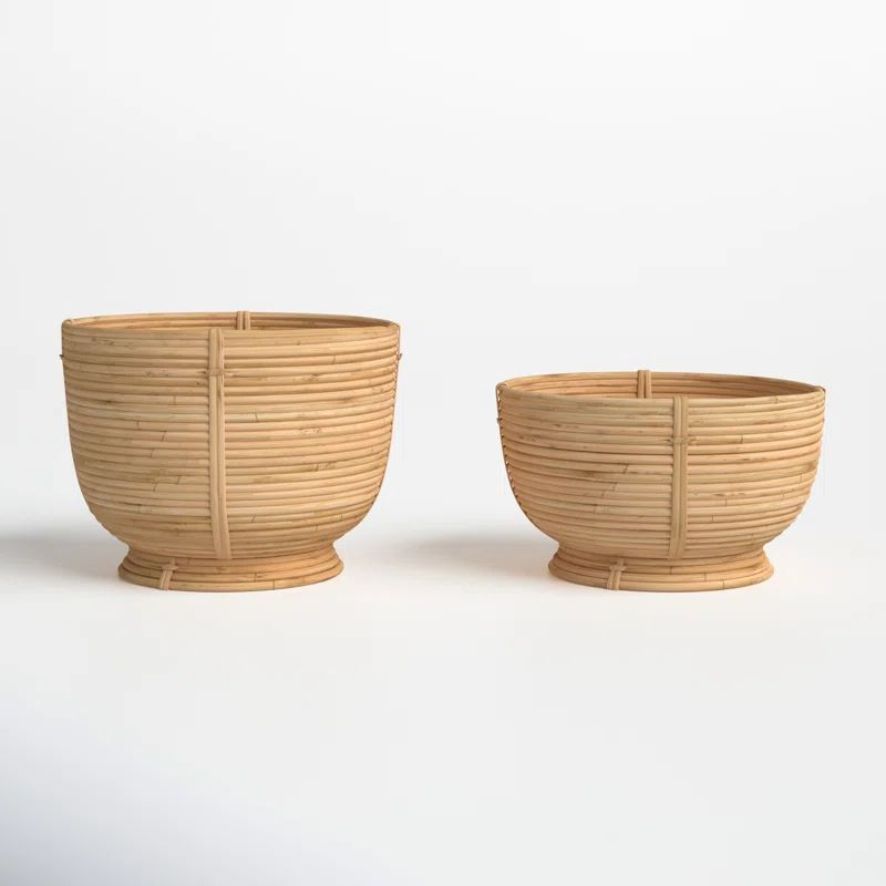 Callie Handmade Seagrass Basket - Set of 2 | Wayfair North America