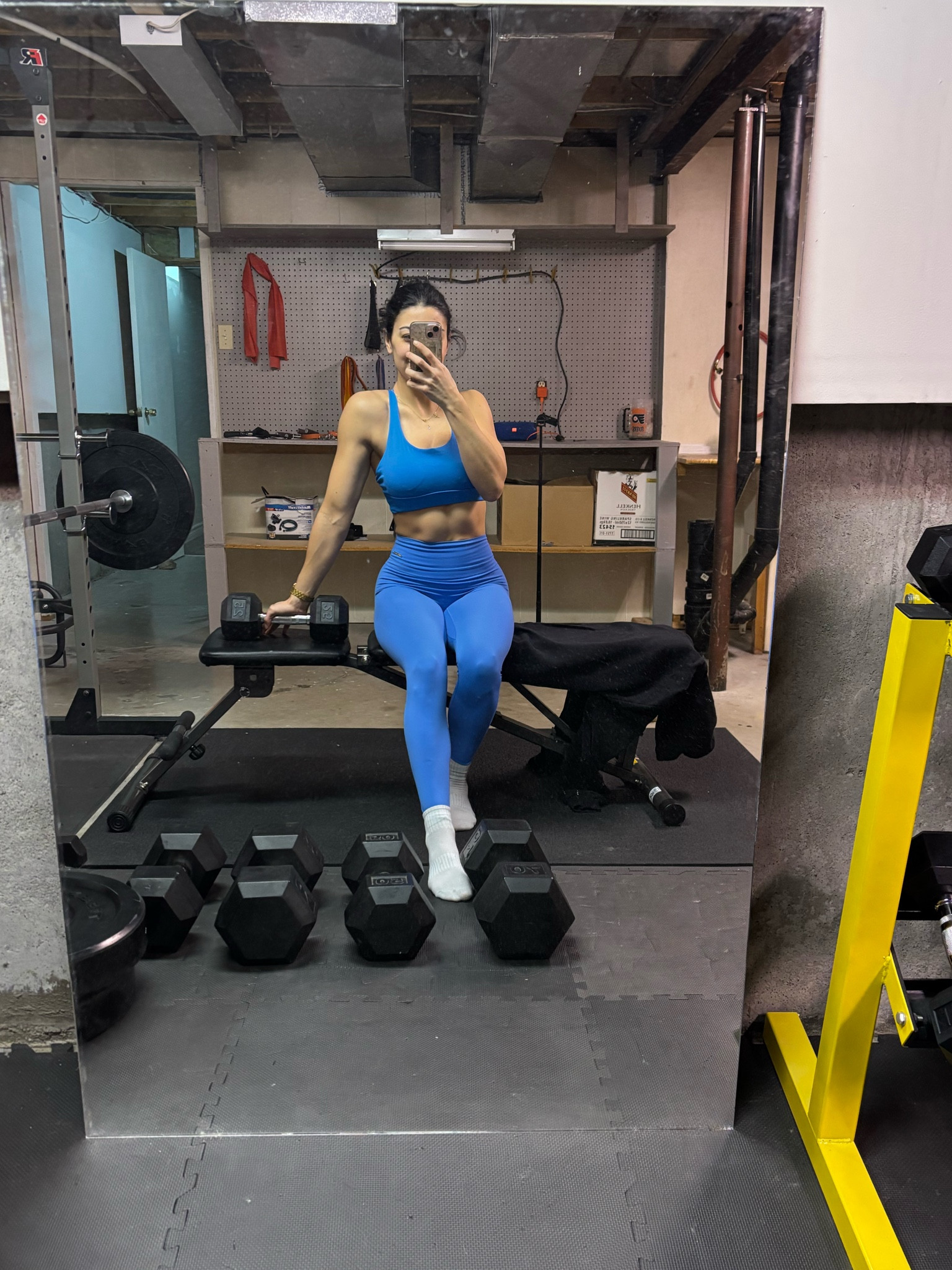 Been slacking with posting my outfits so committed to being better this month!

Amazon sports bra (small)
Gymshark whitney leggings (this colour isn’t available but linking similar!) (xsmall) 

#LTKcanada #LTKstyletip #LTKfitness