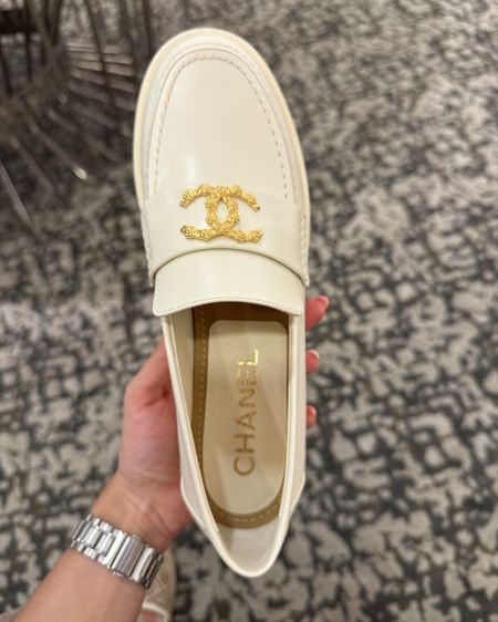 Found ideal spring Chanel moccasins in beige and gold 🌼 true to size 

Spring shoes • office shoes   

#LTKstyletip #LTKworkwear #LTKshoecrush