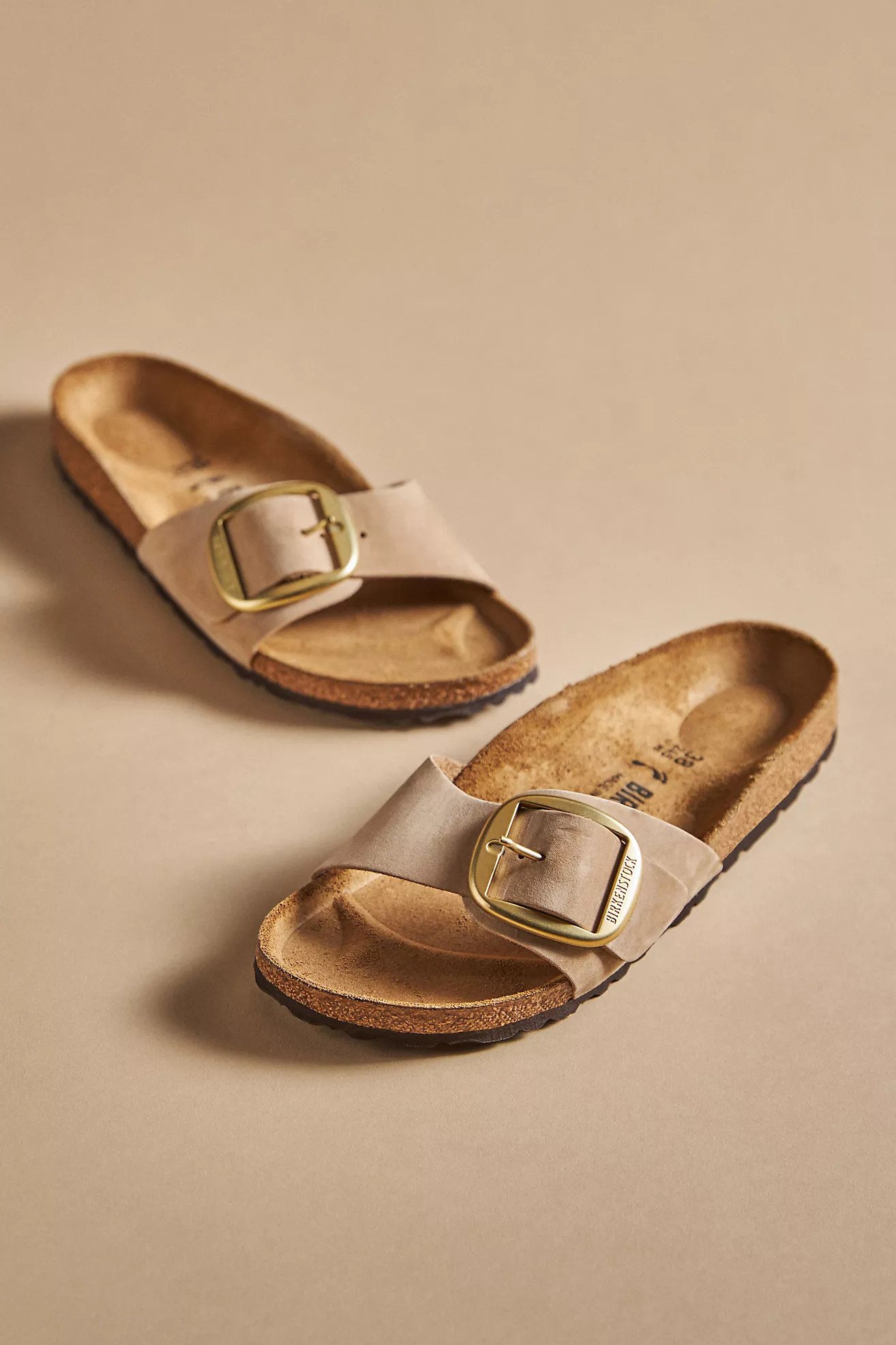 Birkenstock Madrid Big Buckle Nubuck Sandals | Anthropologie (US)