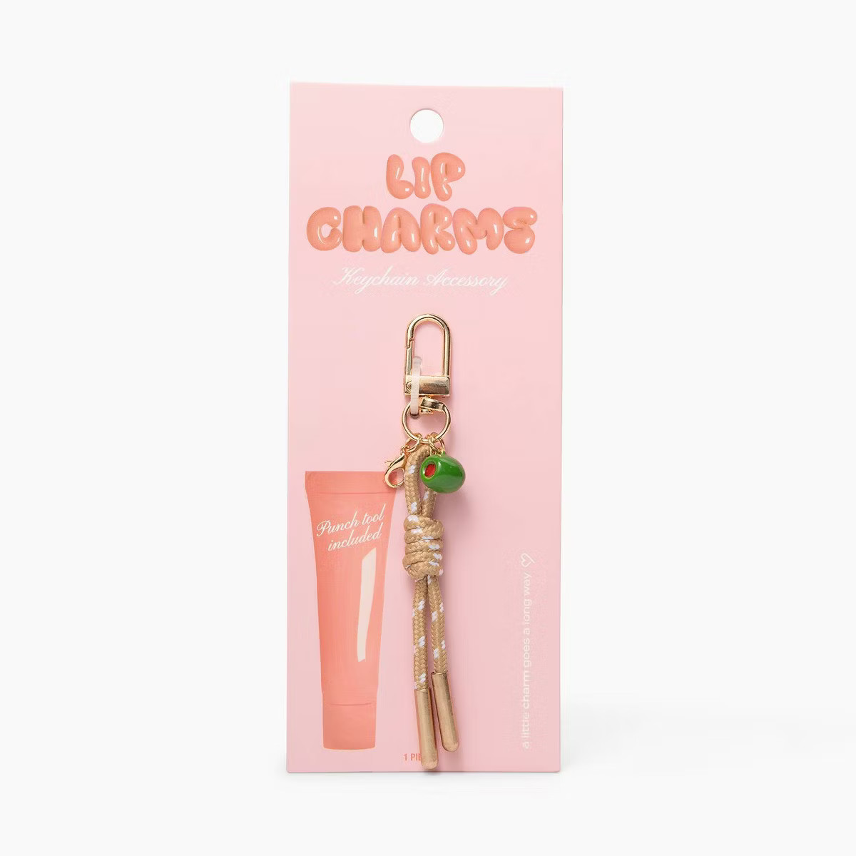 Studio Artifact Lip Charm Keychain Accessory - Olive | Target