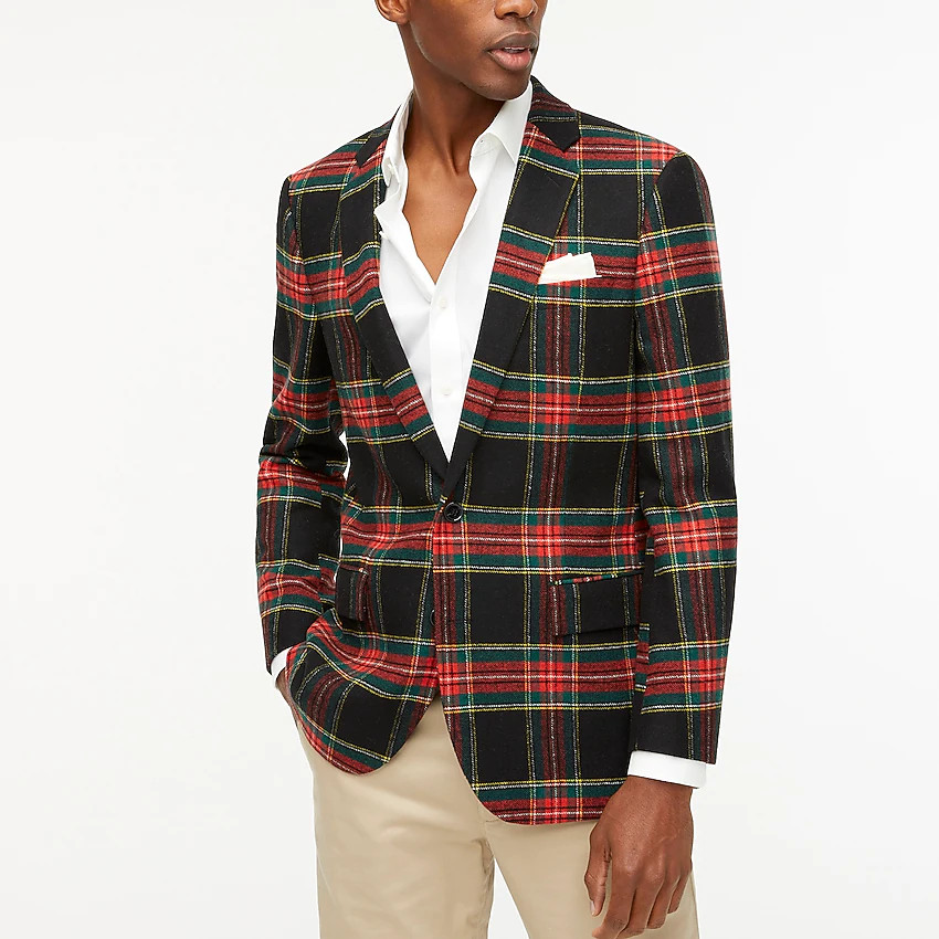 Thompson suit jacket in tartan | J.Crew Factory
