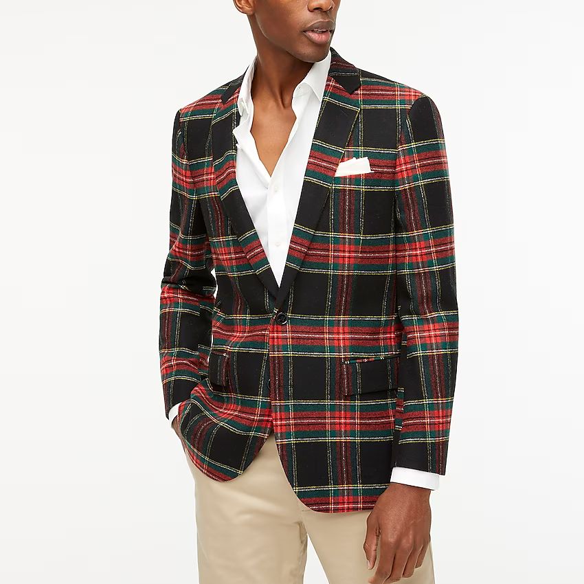 Thompson suit jacket in tartan | J.Crew Factory