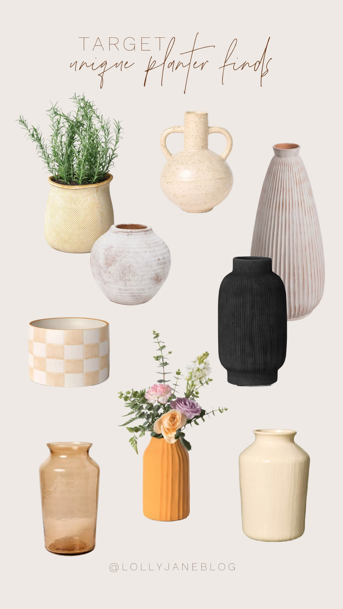 Unique planter/ Vase finds from Target! 🫶🏻

Looking for the perfect centerpiece for a coffee table, dining room table, or even for your kitchen table? Check out these beautiful planters that are all kinds of patterns and sizes! 
They are all uniquely made and can bring some life into any space. As always, Target has everything you need to brighten up any room. 


#LTKGiftGuide #LTKSeasonal #LTKHome