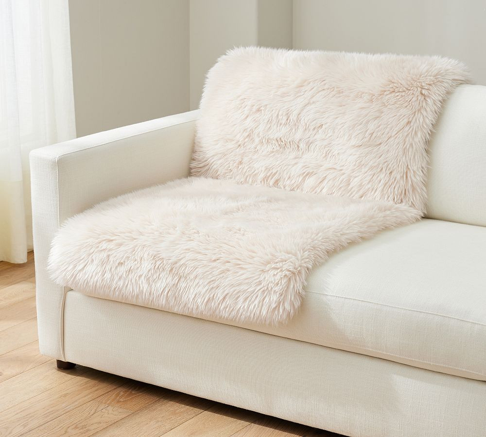 Luxe Faux Fur Pet Throw Blanket | Pottery Barn CA