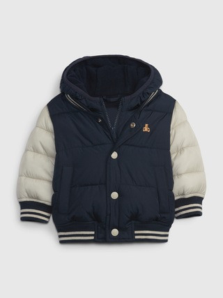 Baby Varsity Puffer Jacket | Gap (US)