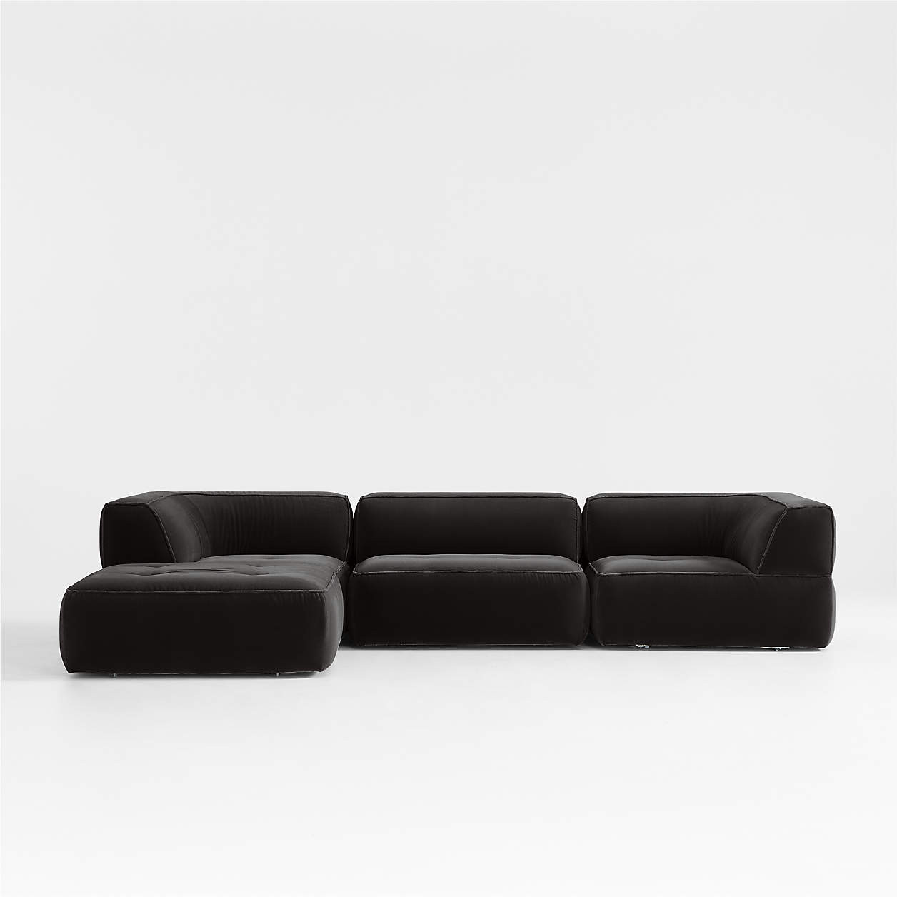 Angolare Mink 4-Piece Reversible Sectional Sofa by Athena Calderone | Crate & Barrel | Crate & Barrel