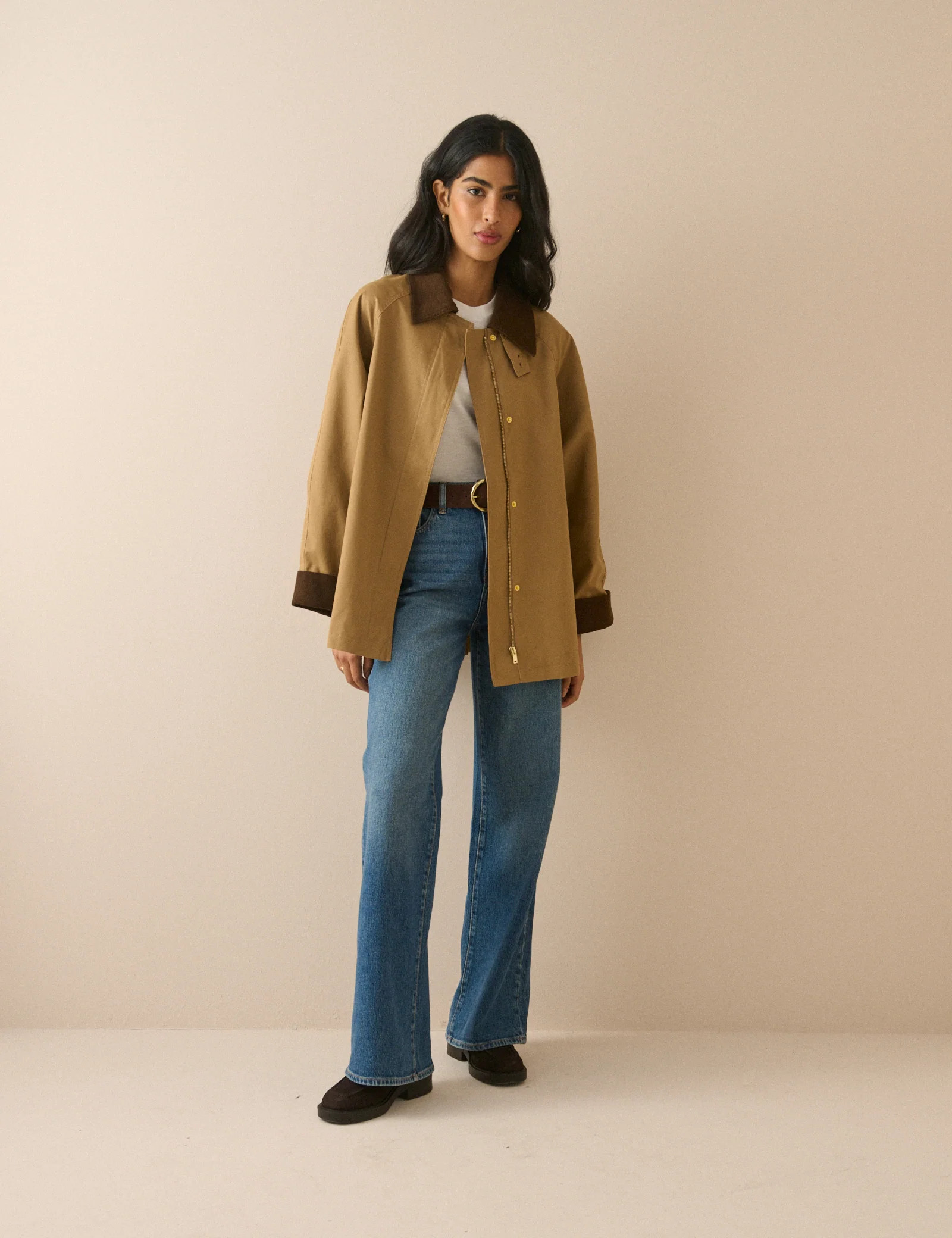 Light Camel Freddie Barn Coat | Nobody's Child