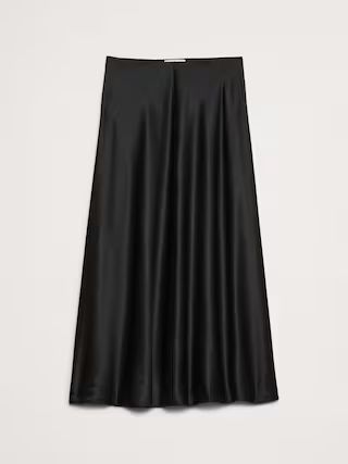 Bias-Cut Silk Long Midi Skirt | Banana Republic (US)