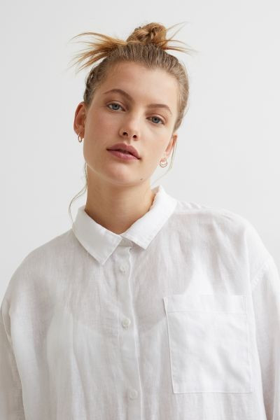 Washed Linen Nightshirt | H&M (US + CA)