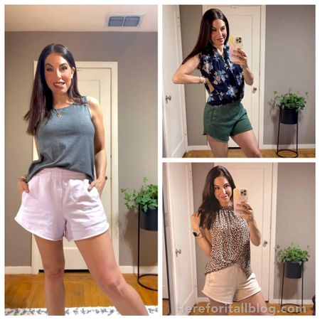 I am posting these amazing shorts I own in 3 colors because they are on major sale 50-60% off right now. They have a terry material inside but I also linked a fleece style as well. Wearing the XS.

#LTKsalealert #LTKunder50 #LTKSeasonal