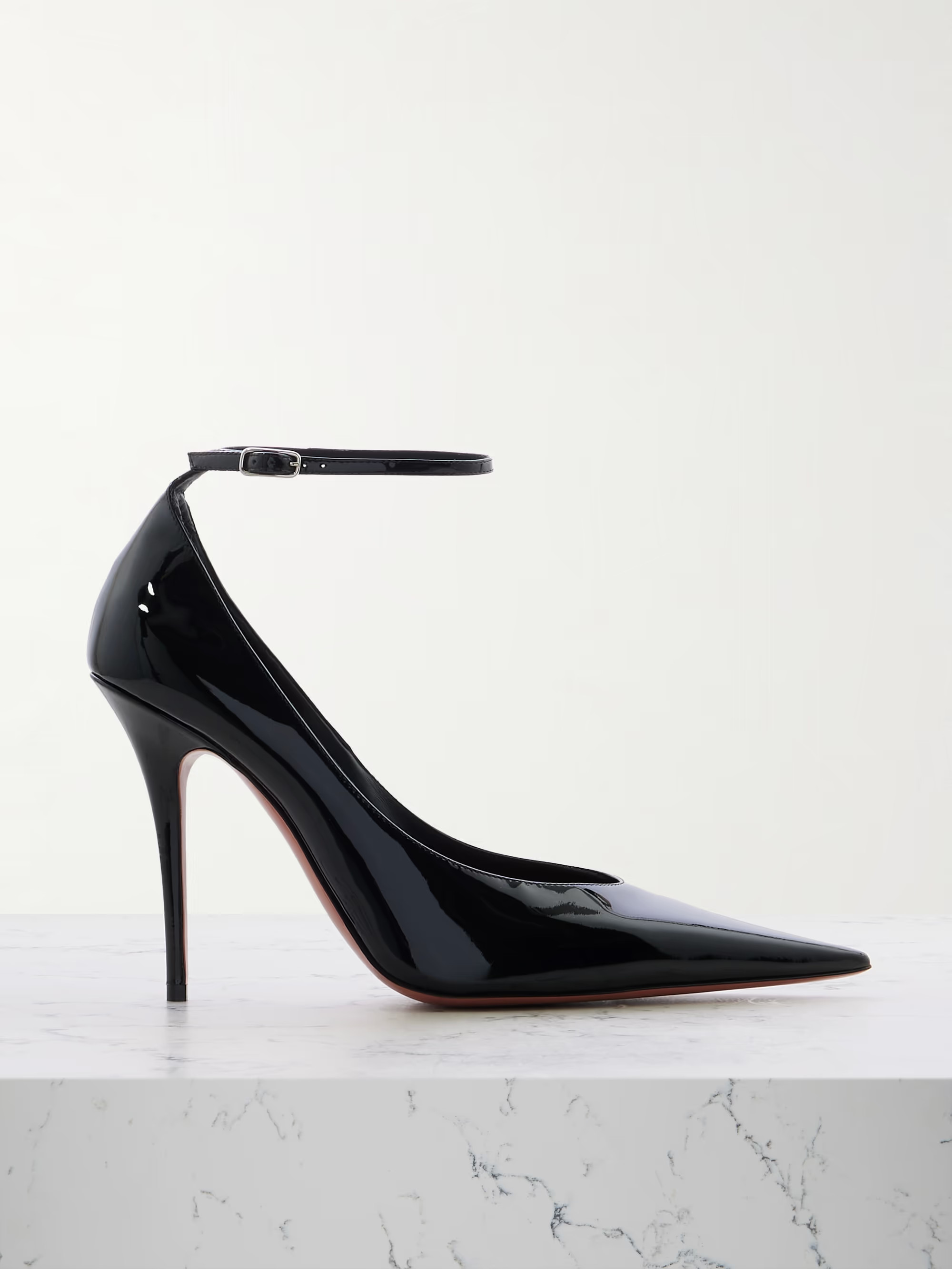 Anok patent-leather point-toe pumps | NET-A-PORTER (US)