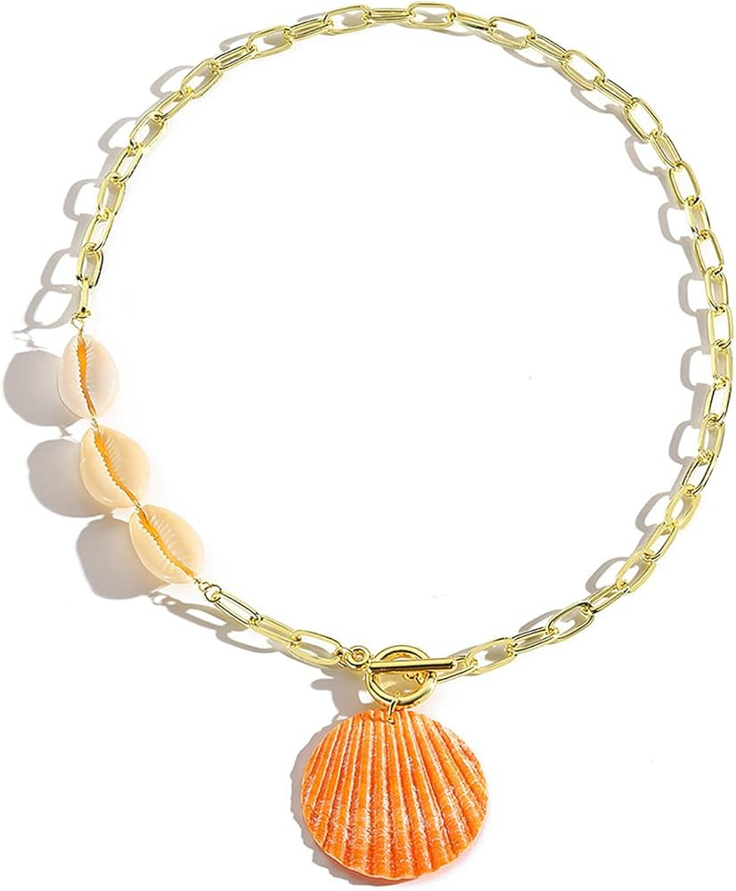JOYEAR Starfish Necklace,Seashell Beachy Necklaces Summer Jewelry Hawaiian Boho Necklace for Wome... | Amazon (US)