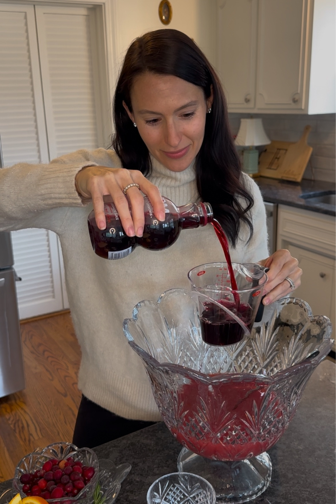 Need something to bring to a holiday gathering or a fun drink for your party?  Try out this punch.  The punch bowl makes it even more stunning.  Check out the full crystal collection on Wayfair. #wayfair #wayfairpartner @wayfair

#LTKGiftGuide #LTKSeasonal #LTKHoliday