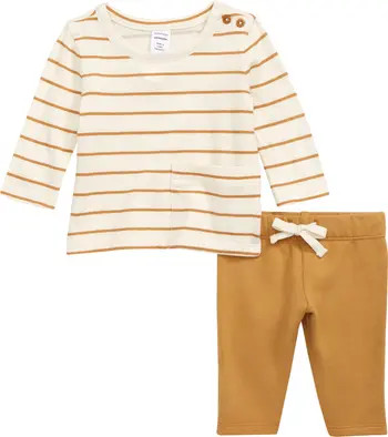 Long Sleeve Pocket T-Shirt & Leggings Set | Nordstrom