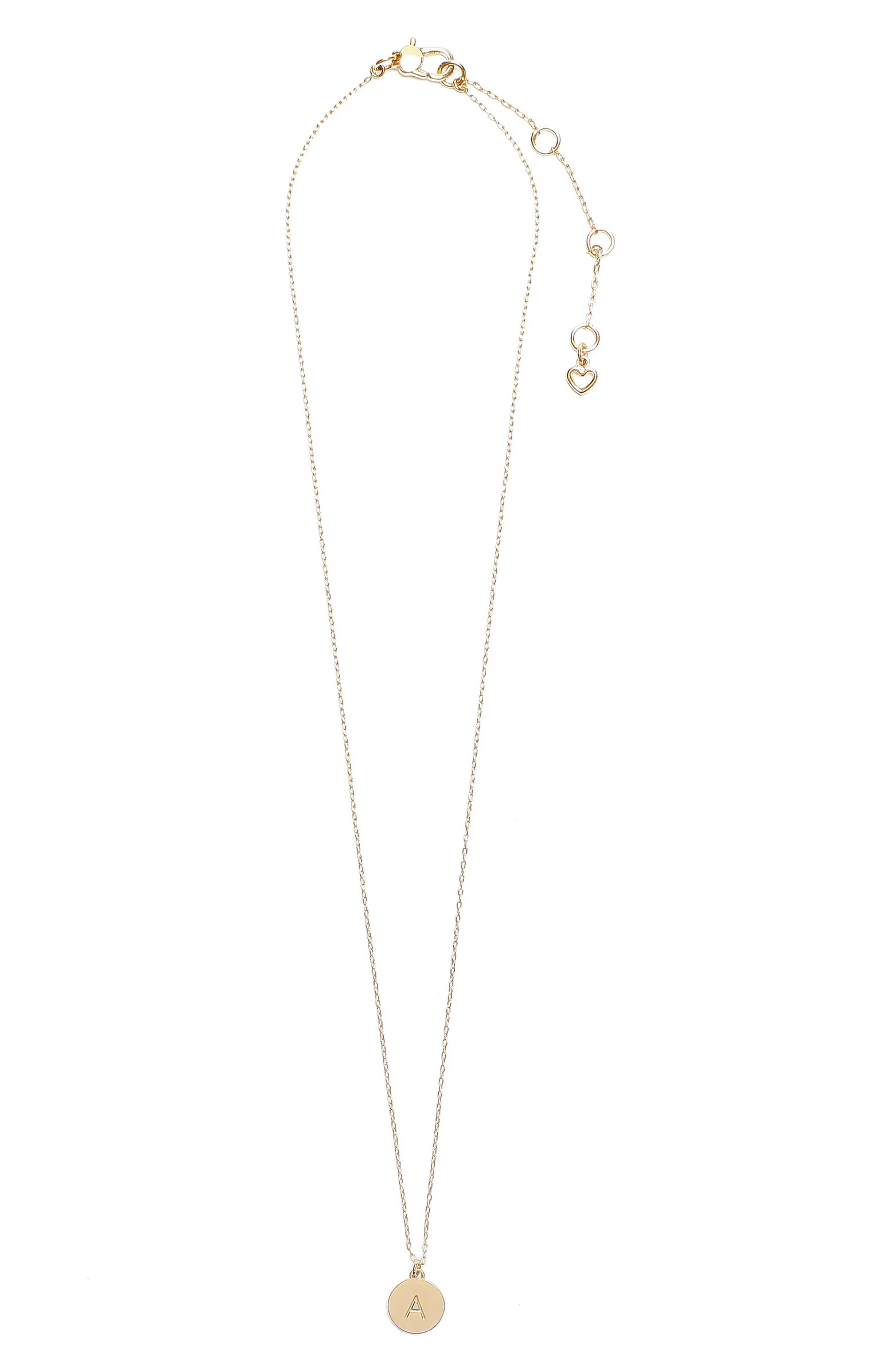 mini initial pendant necklace | Nordstrom