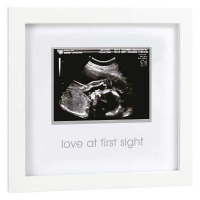 Pearhead Picture Frame - Love at First Sight 3"x4": White MDF Composite, Rectangle, Glass Glazing | Target