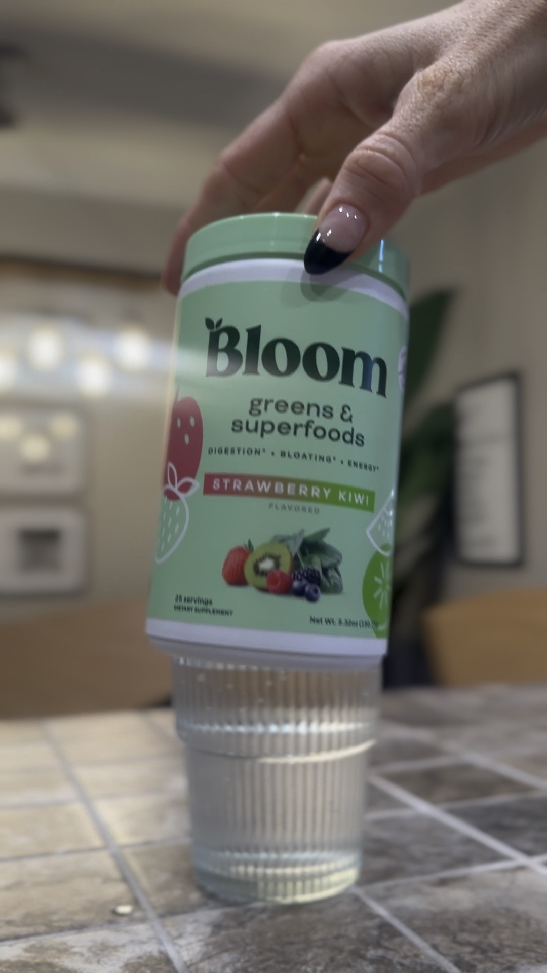 Morning greens routine 👌🏼
