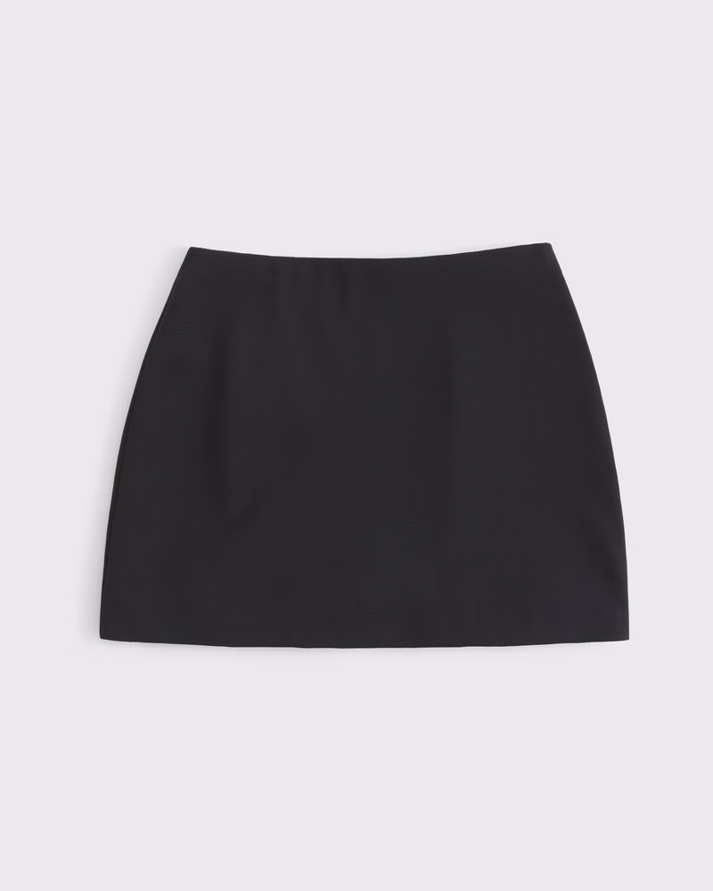 Abercrombie & Fitch Women's The A&F Scarlett Mini Skort in Black - Size XXS | Abercrombie & Fitch (US)