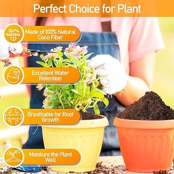 Legigo 50 Pcs 30mm Organic Coco Coir Pellets for Plants- Compressed Coconut Coir Potting Soil, Co... | Amazon (US)
