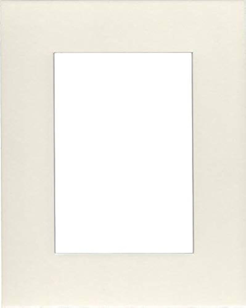 Pack of (2) 16x20 Acid Free White Core Picture Mats Cut for 11x14 Pictures in Cream | Amazon (US)