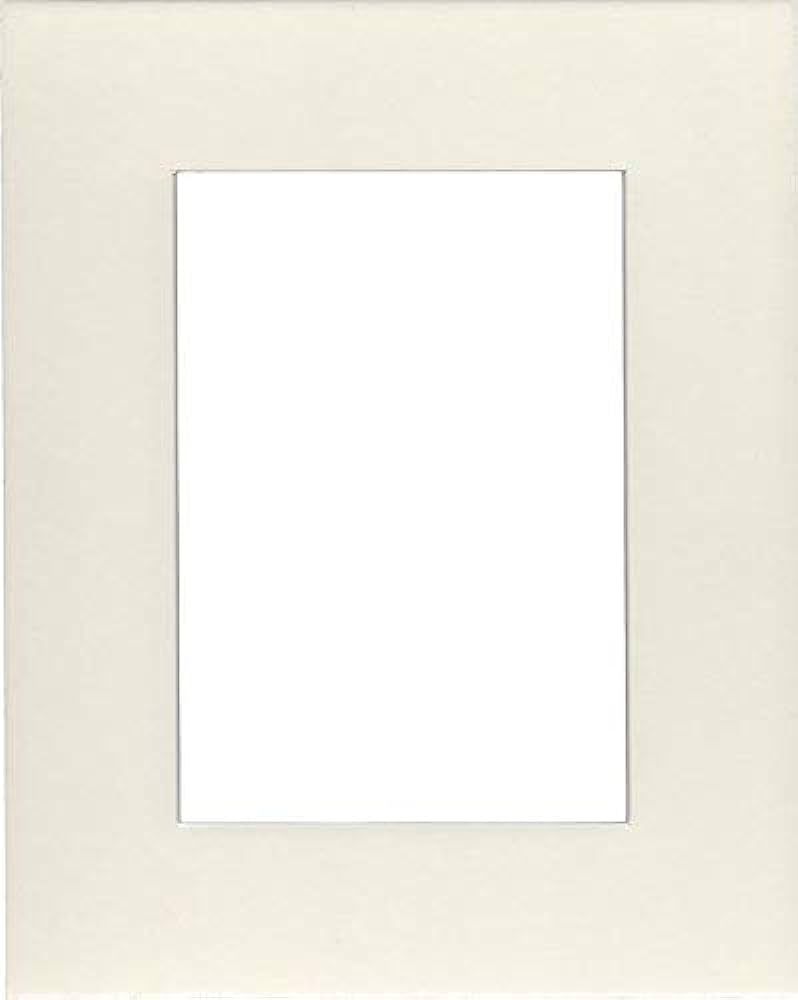 Pack of (2) 16x20 Acid Free White Core Picture Mats Cut for 11x14 Pictures in Cream | Amazon (US)