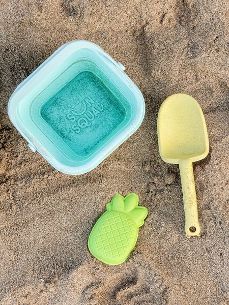 These silicone sand toys have been PERFECT for our beach mornings on this trip to Maui! The bucket works great for building “castles” but also collapses down to being almost completely flat so it’s easy to pack in your luggage as well as to toss into your beach bag! 🏝️ They’ll also be great for kinetic sand playtime at home until our next beach trip. 🤭

#LTKSeasonal #LTKkids