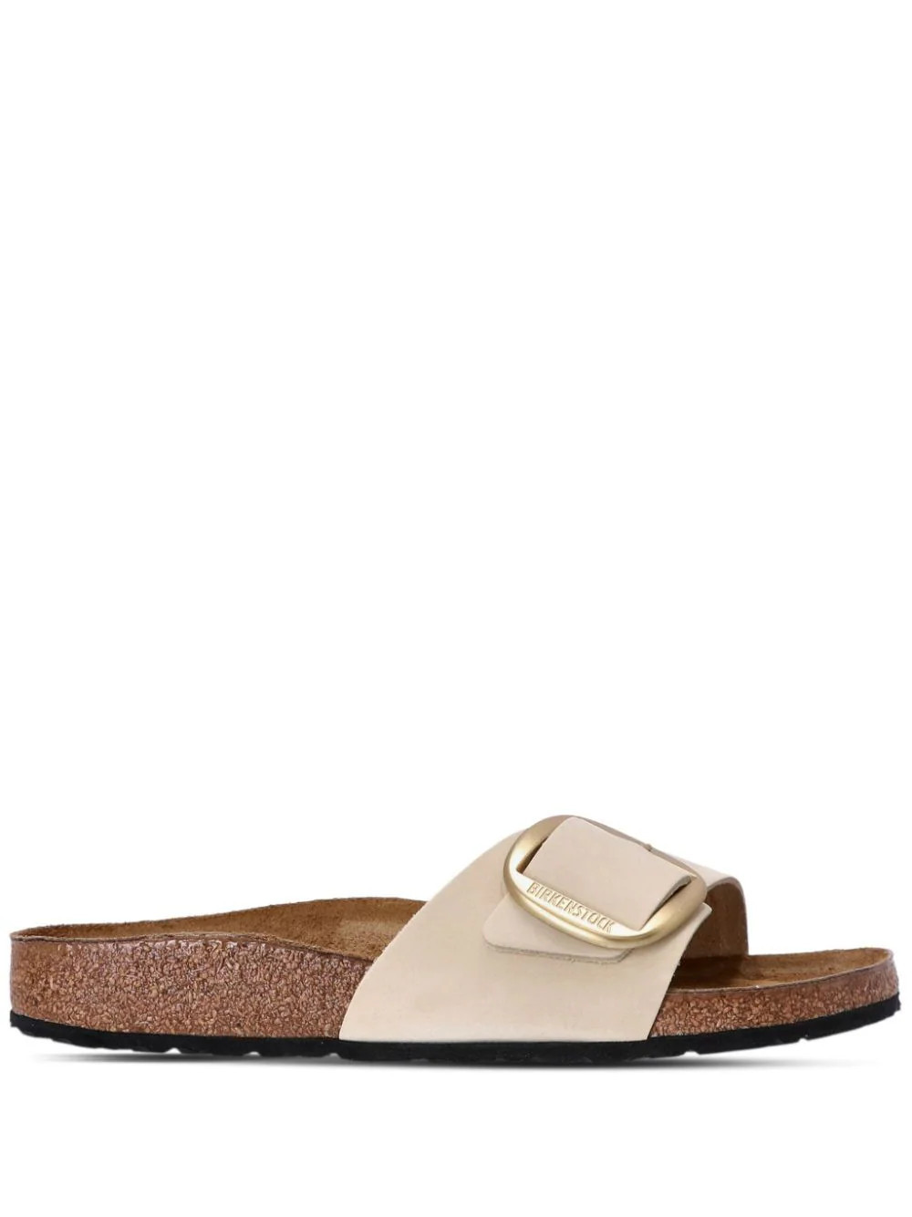 Birkenstock Madrid Big Buckle slides - Neutrals | Farfetch Global