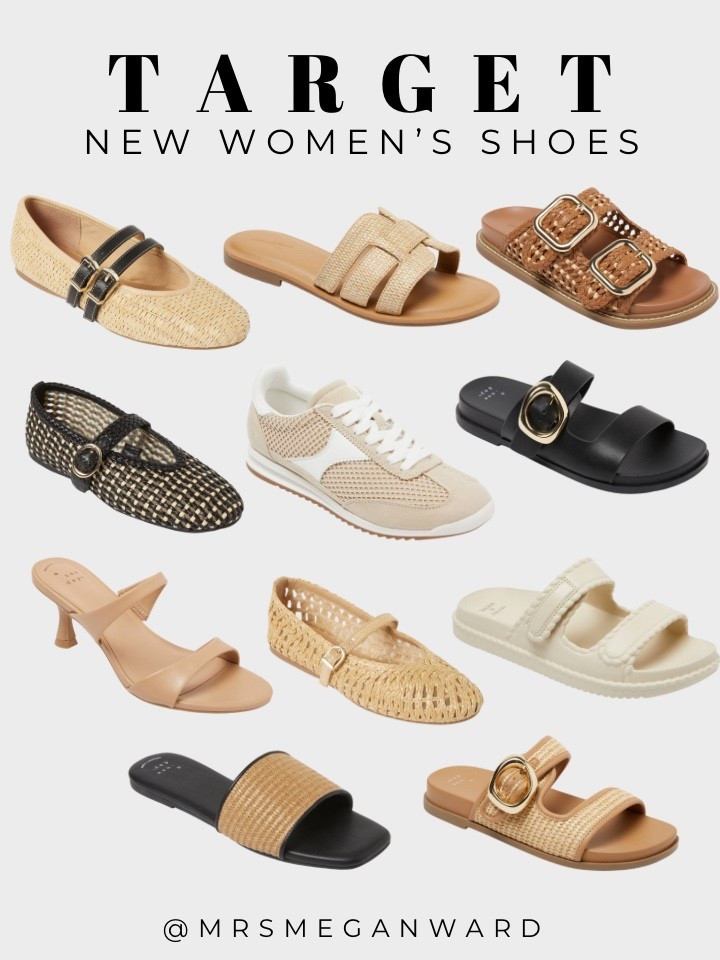 New shoes at Target 😍 From chic woven flats to comfy everyday sandals, these all look way more expensive than they are. Linking my favorites that I’d actually wear on repeat.

#LTKOver40 #LTKmomlife #LTKootd