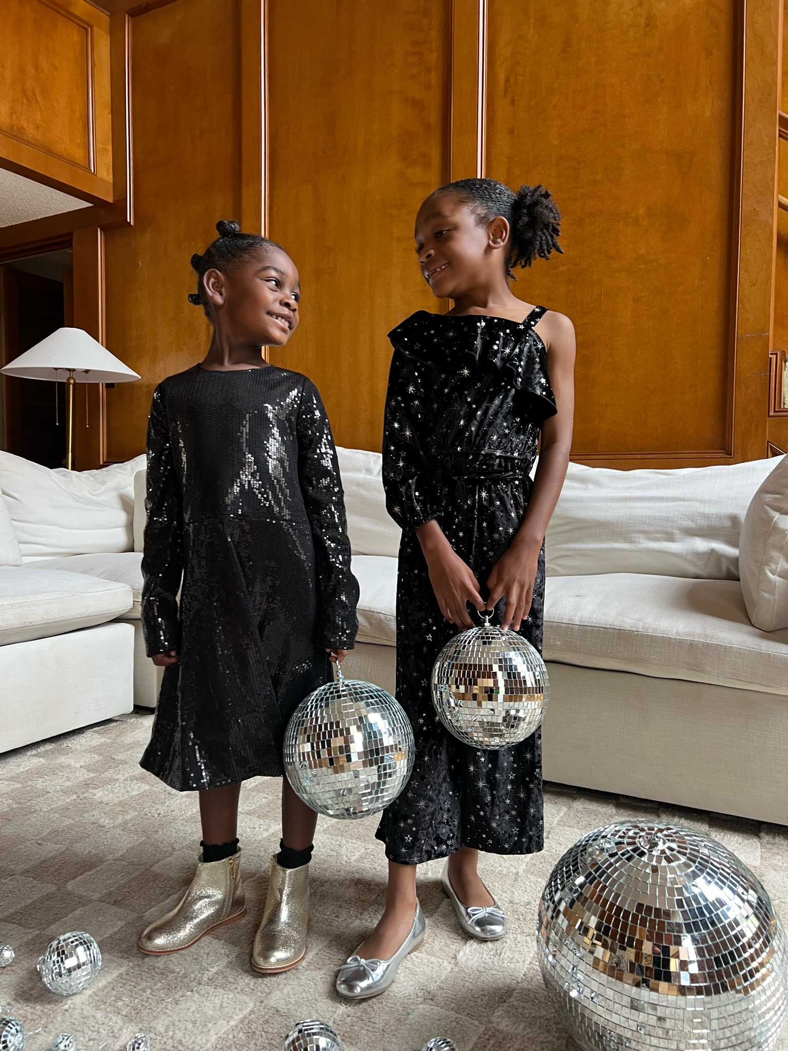 #walmartpartner the cutest festive holiday outfits for kids! Walmart has the perfect sequin dresses and jumpsuits for holiday that the kids can wear to the holiday parties! 

#LTKkids #LTKHoliday #LTKfamily