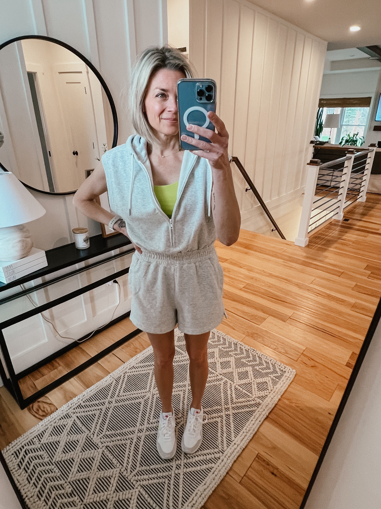 The cutest little fleece, hooded romper! I’m wearing small. On sale currently.

#LTKover40 #LTKActive #LTKshoecrush