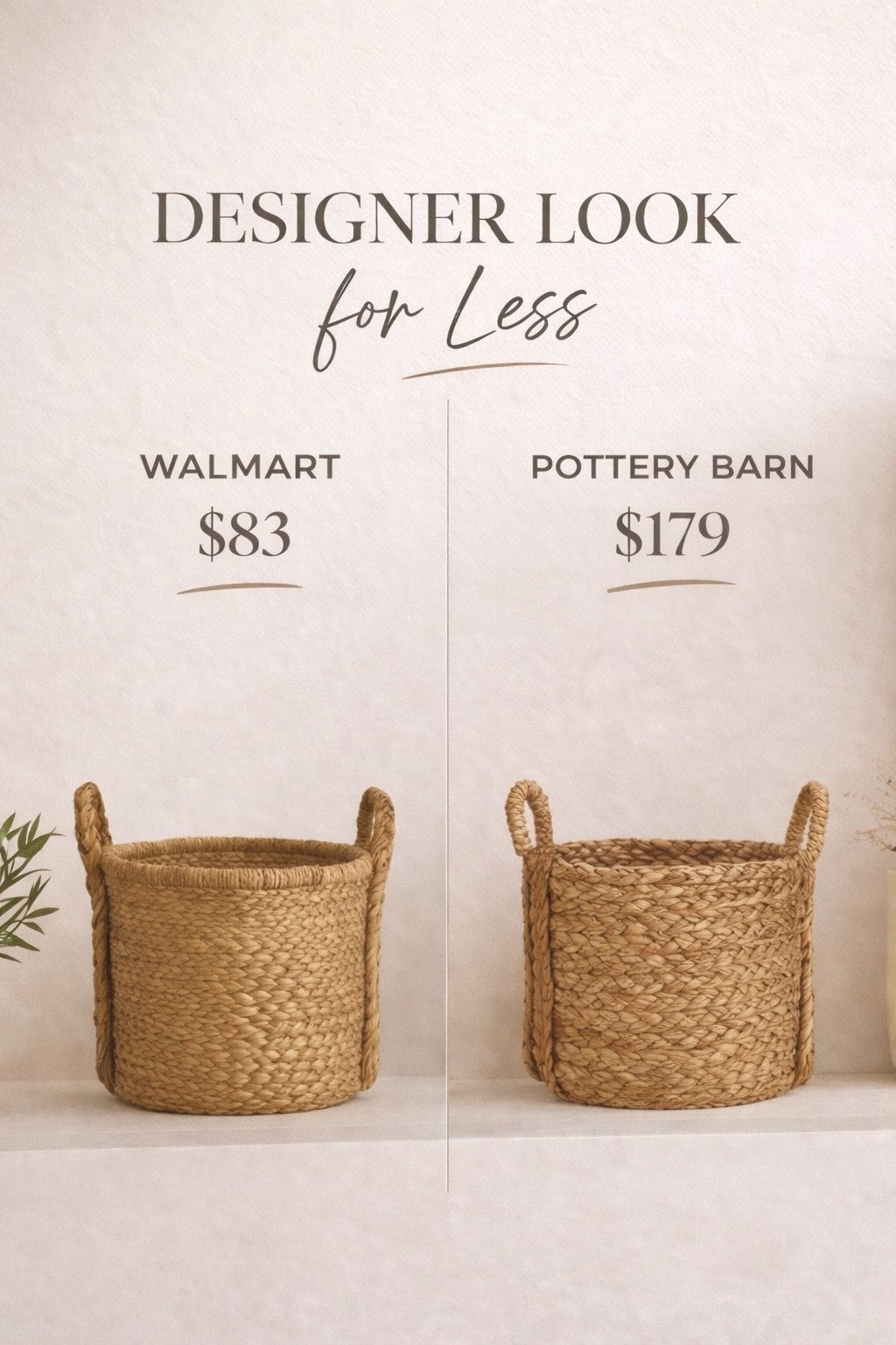 Designer Woven Basket Dupe

Same look, better price.

This one has that natural texture and sturdy shape that works for blankets, toys, or everyday storage while still looking elevated.

An easy way to add warmth and function for less.

Shop it here

#LTKHome #LTKSaleAlert