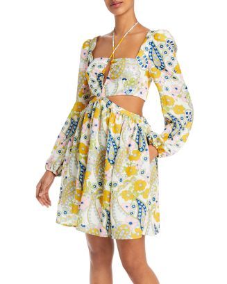 WAYF Hart Cutout Babydoll Dress Women - Bloomingdale's | Bloomingdale's (US)