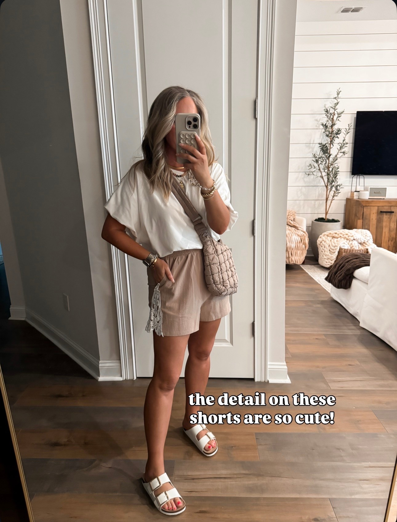 Amazon fashion Amazon finds casual easy everyday outfit lace detail shorts size medium

#LTKOver40 #LTKPetite