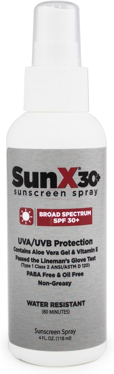 CoreTex Sun X 30+ SPF Sunscreen Spray Lotion - 4oz Pump Bottle of Paraben, Oxybenzone, Octinoxate... | Amazon (US)